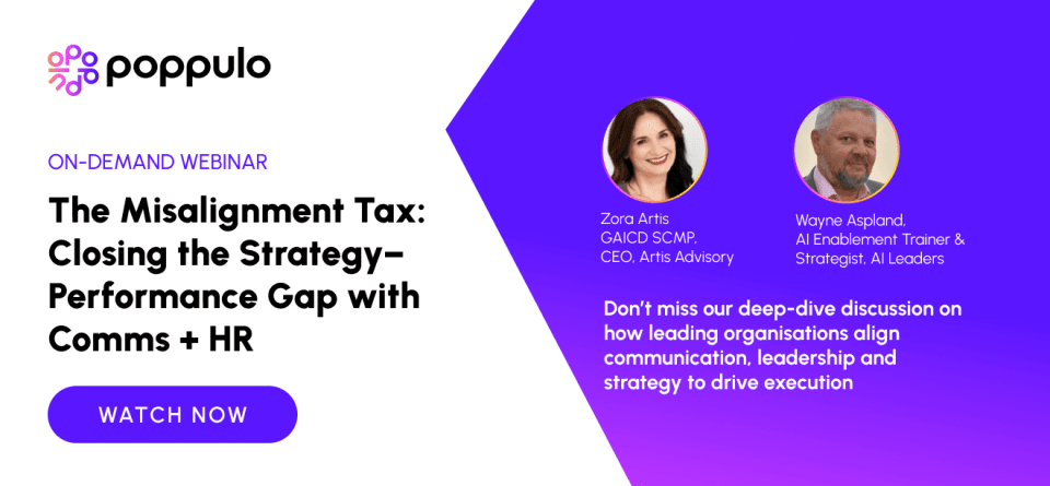 The Misalignment Tax: Closing the Strategy–Performance Gap with Comms + HR