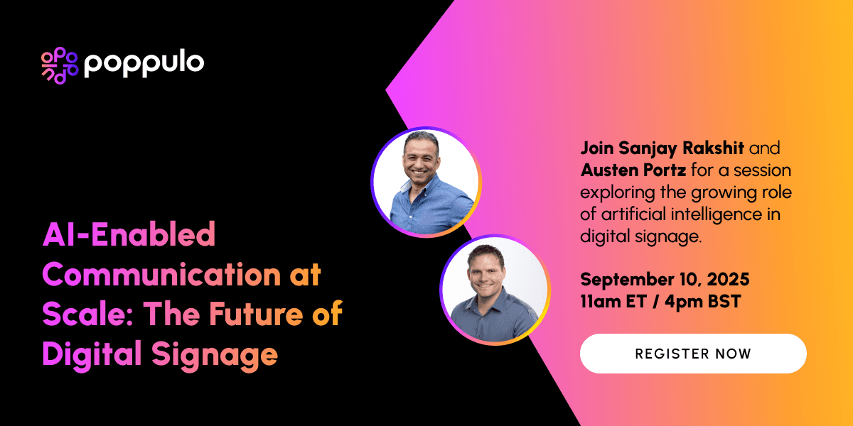 AI-Enabled Communication at Scale: The Future of Digital Signage