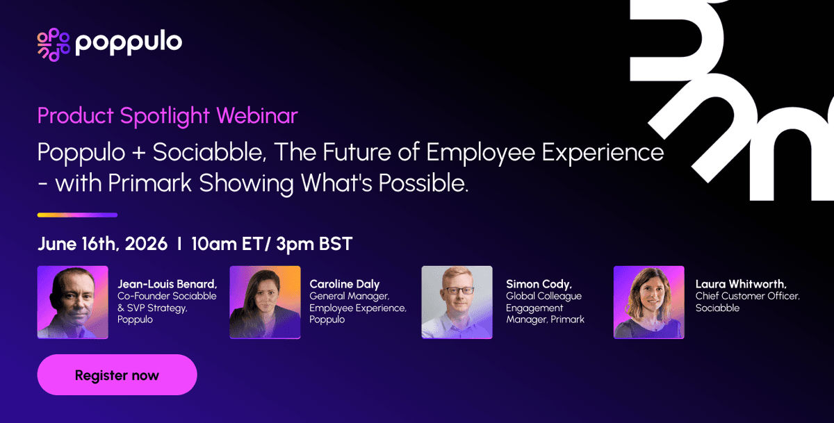 Poppulo + Sociabble: Delivering the Ultimate Employee Experience Platform for the Agentic Era